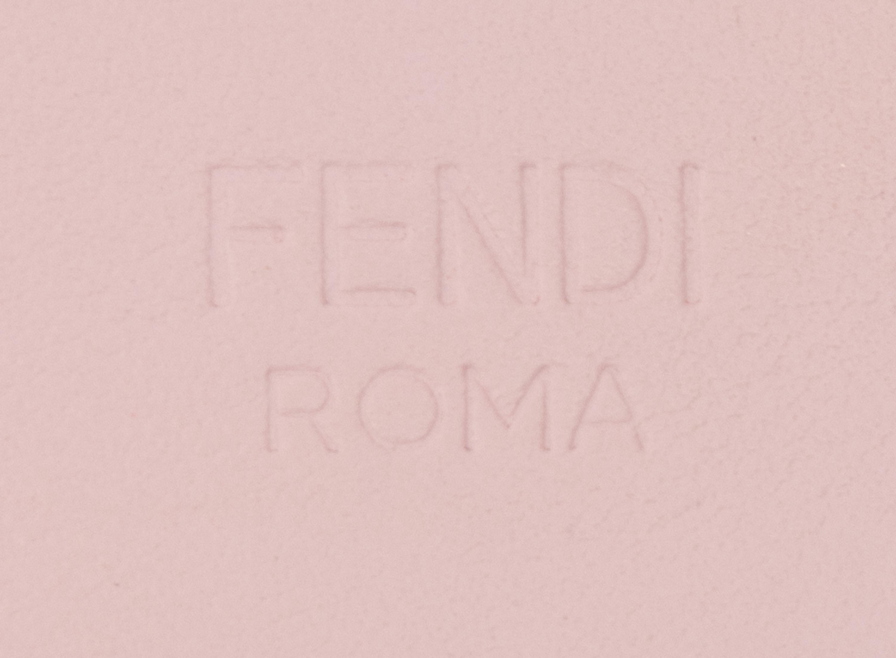 Fendi, Leather Triplette Clutch