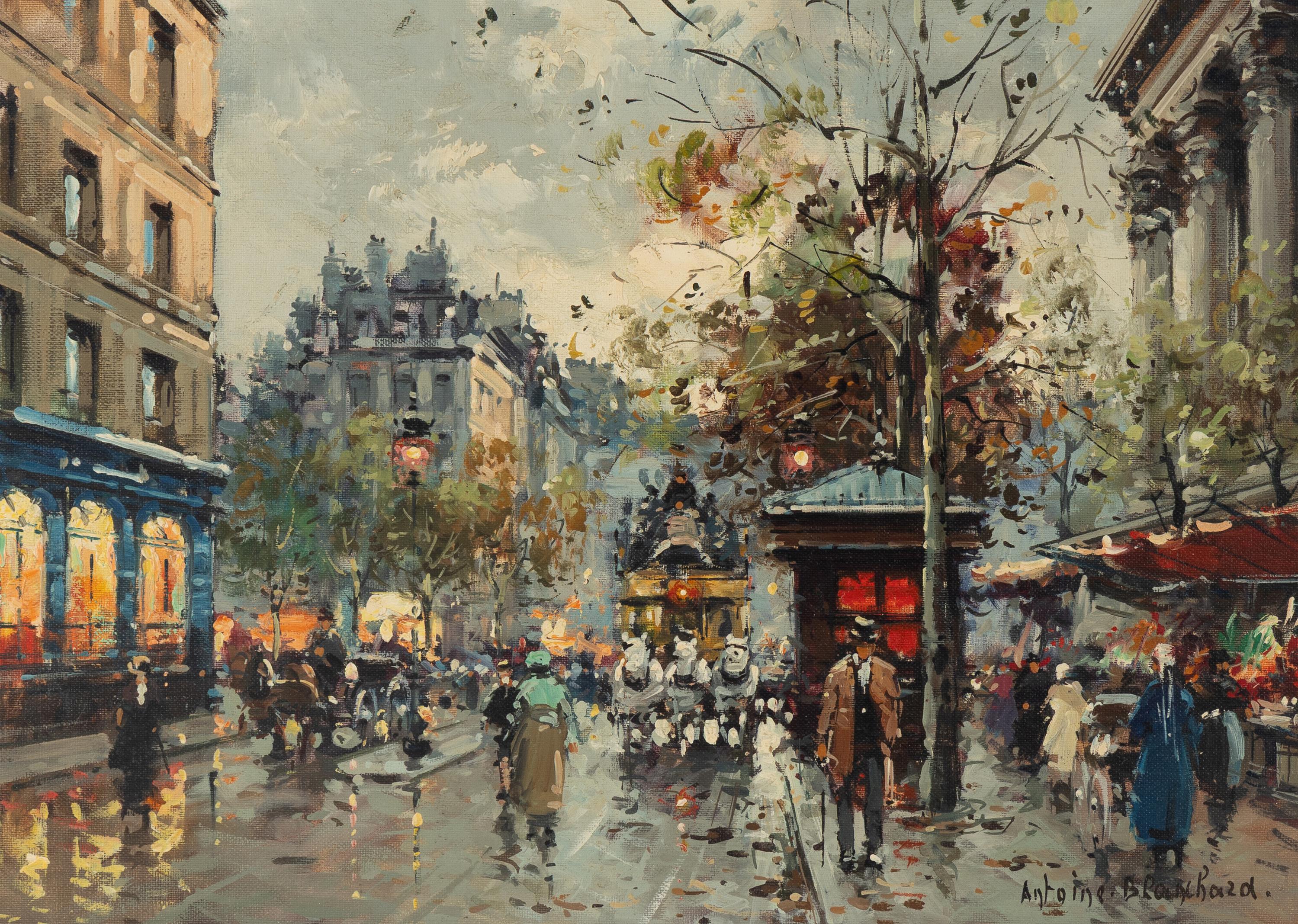 Antoine Blanchard (French, 1910-1988) — Place de la Madeleine , c. 1964