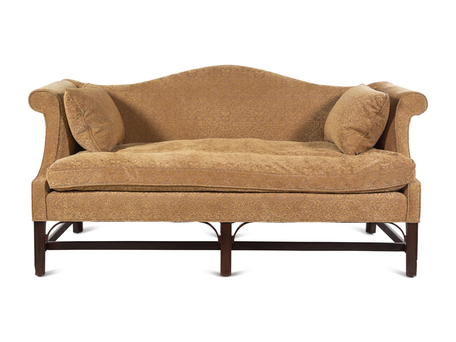 A George III Style Camelback Sofa