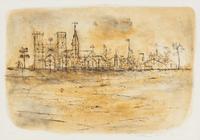Zao Wou-Ki (Chinese/French, 1920-2013) — La Cathédrale, 1952