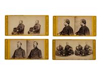 [CIVIL WAR]. A group of 20 stereoviews featuring "Prominent Personalities" including generals and politicians. New York: E. & H. T. Anthony.