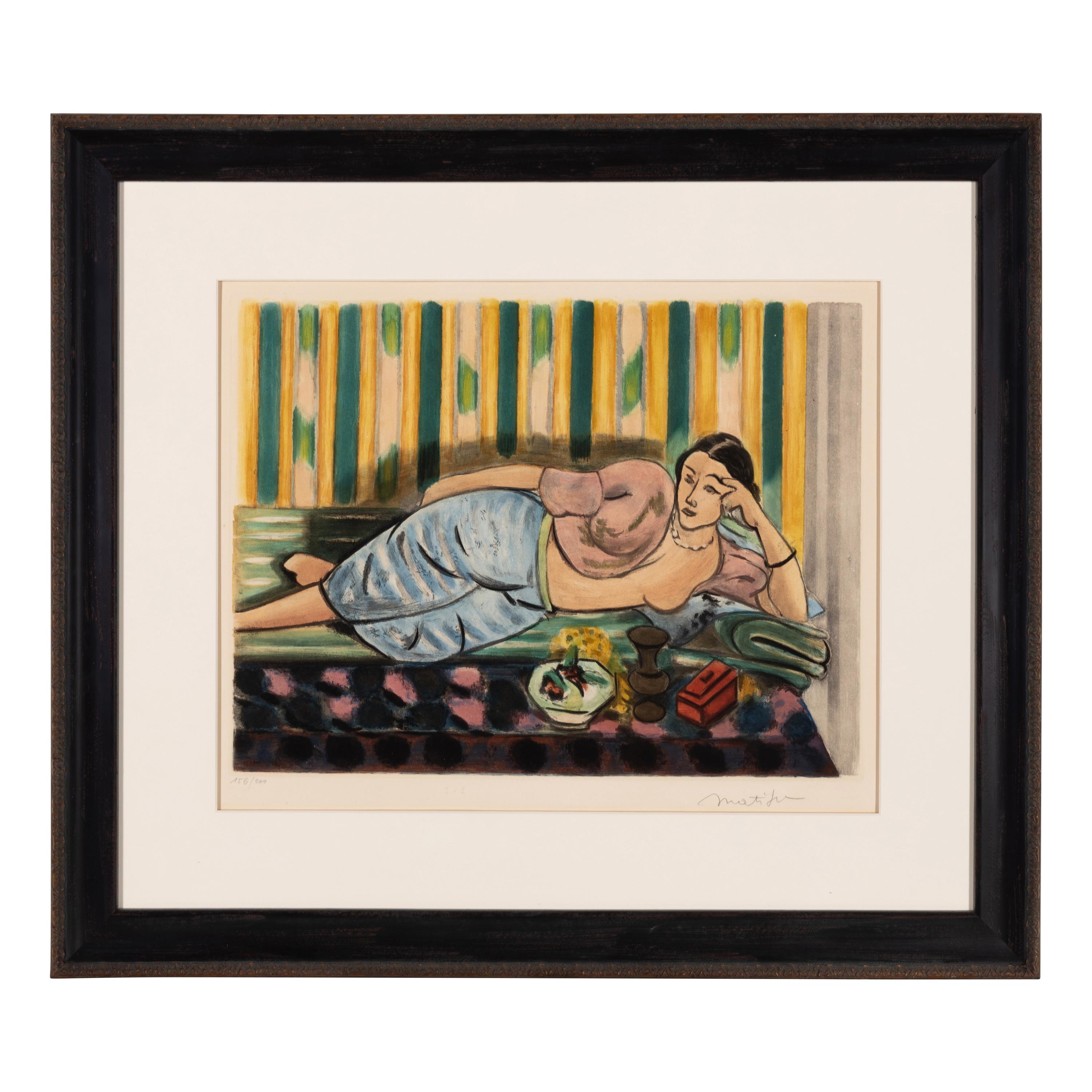 After Henri Matisse (French, 1869-1954) — Odalisque au Coffret Rouge, ca. 1952