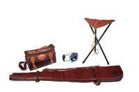 A Collection of English Shooting Gear Height of stool 27 inches.