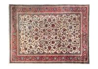 A Sarouk Wool Rug 12 feet x 9 feet.