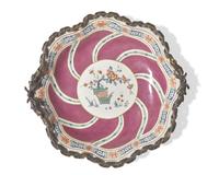 A Wedgwood Gilt Bronze Mounted Kakiemon Style Porcelain Dish