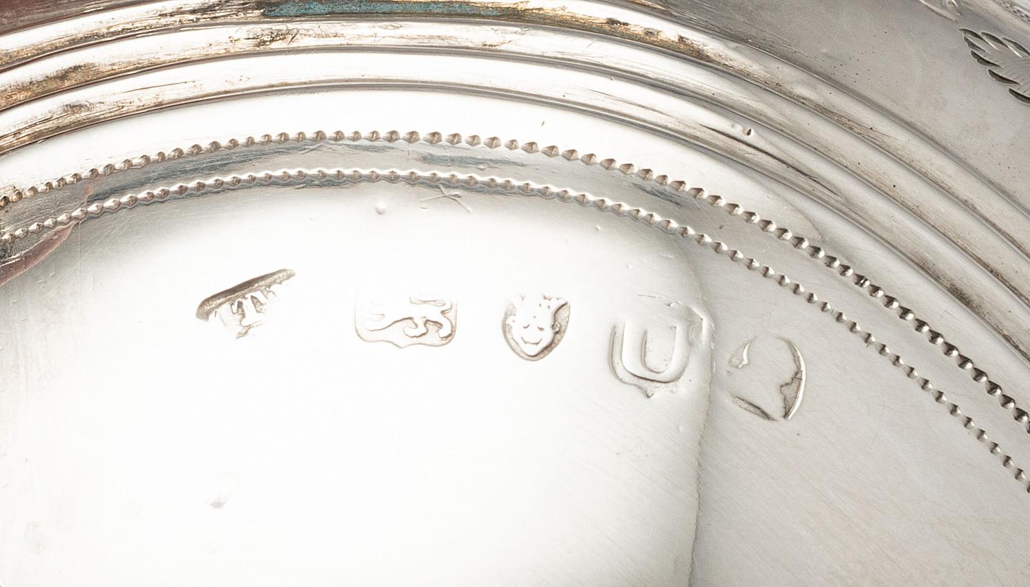 An English Silver Four-Piece Coffee and Tea Service