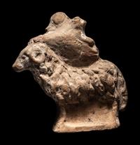 A Canosan Terracotta Silenos on a Ram