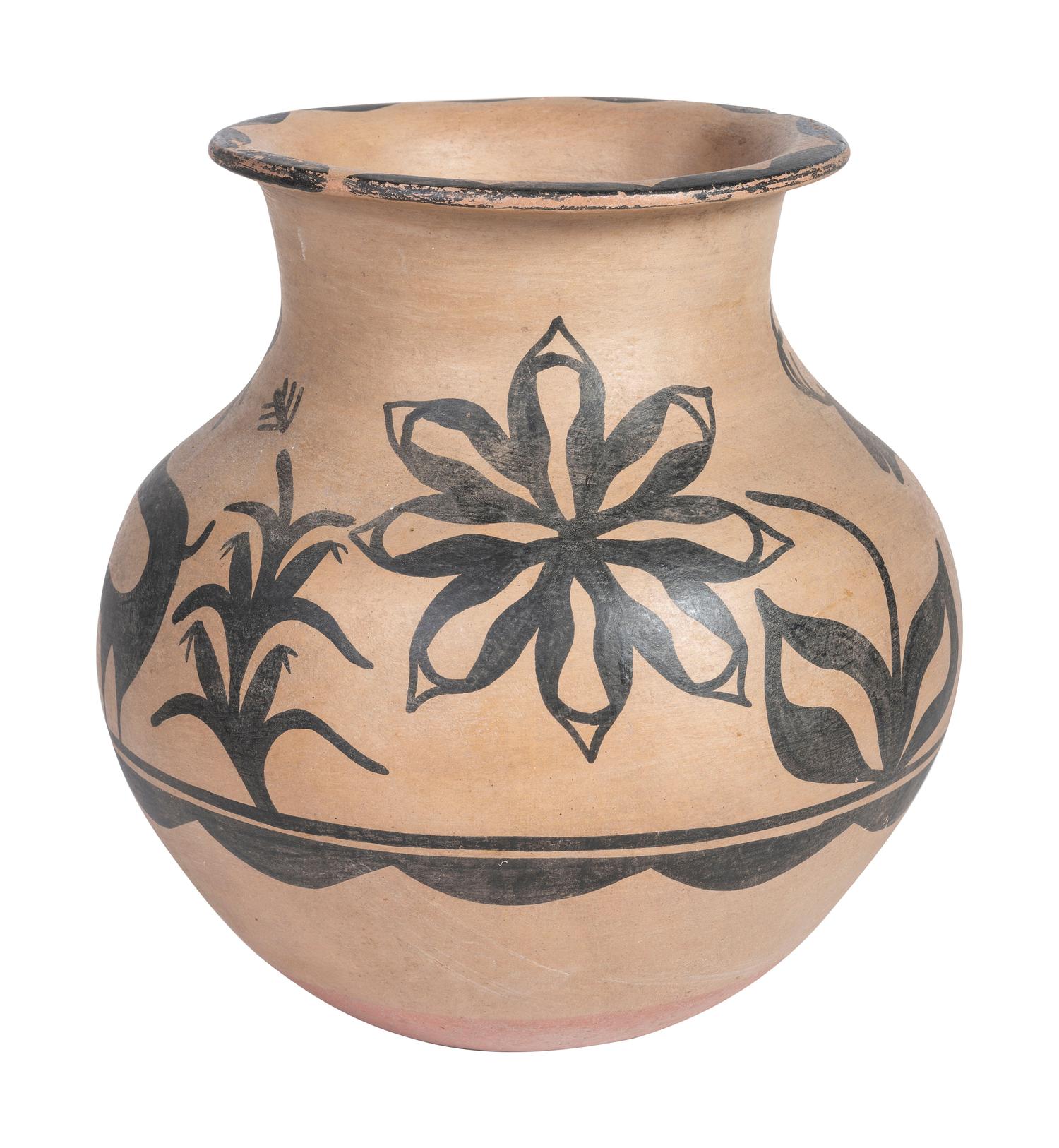 Kewa Figural Pottery Jar