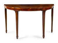 A George III Style Mahogany Console Table
