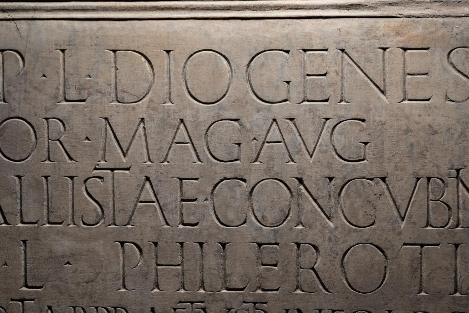 A Roman Marble Inscribed Panel
