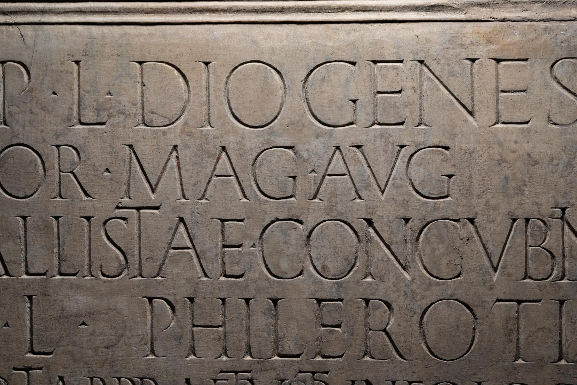 A Roman Marble Inscribed Panel