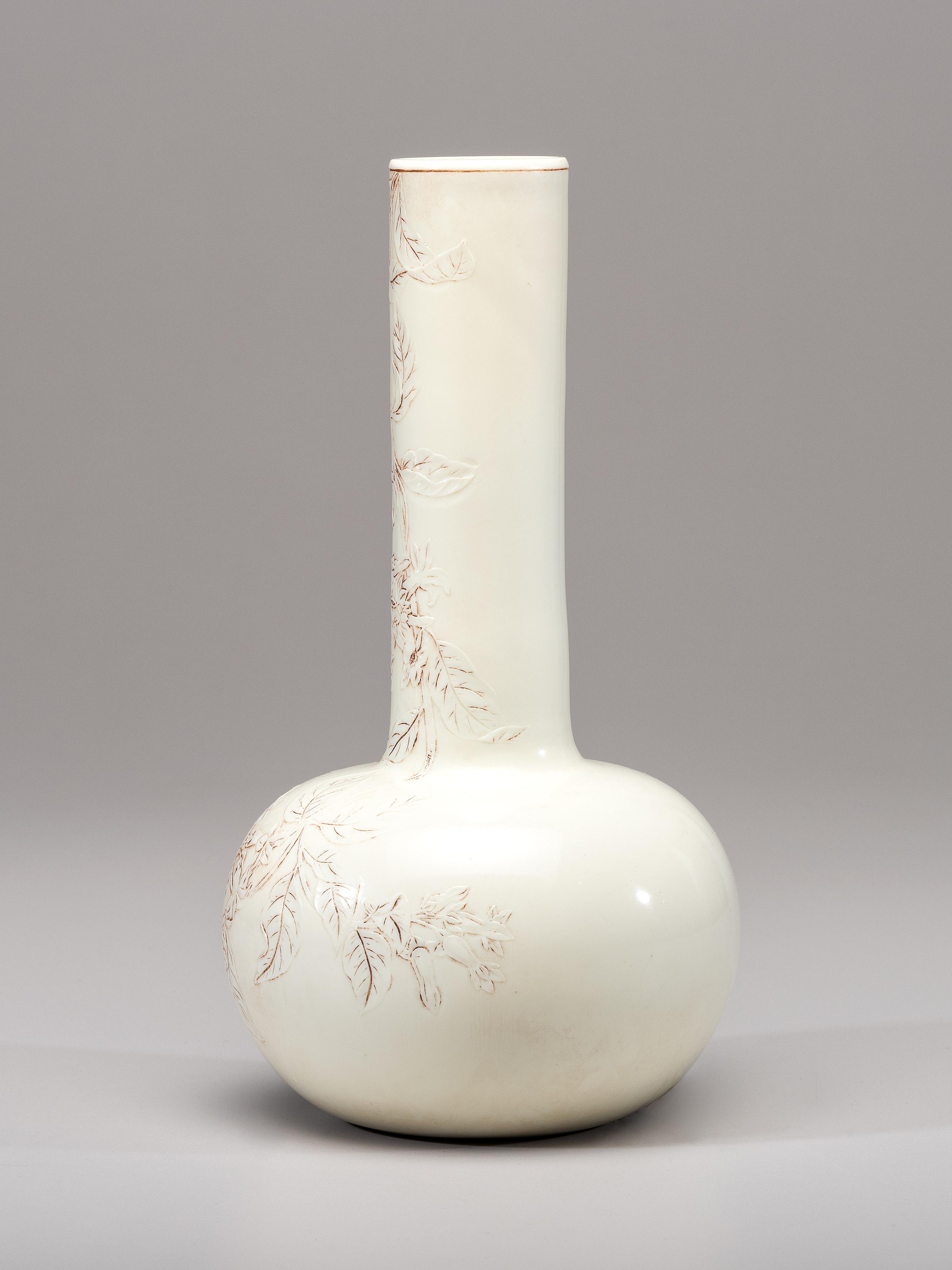 "Ivory" Bottle Vase, circa 1890