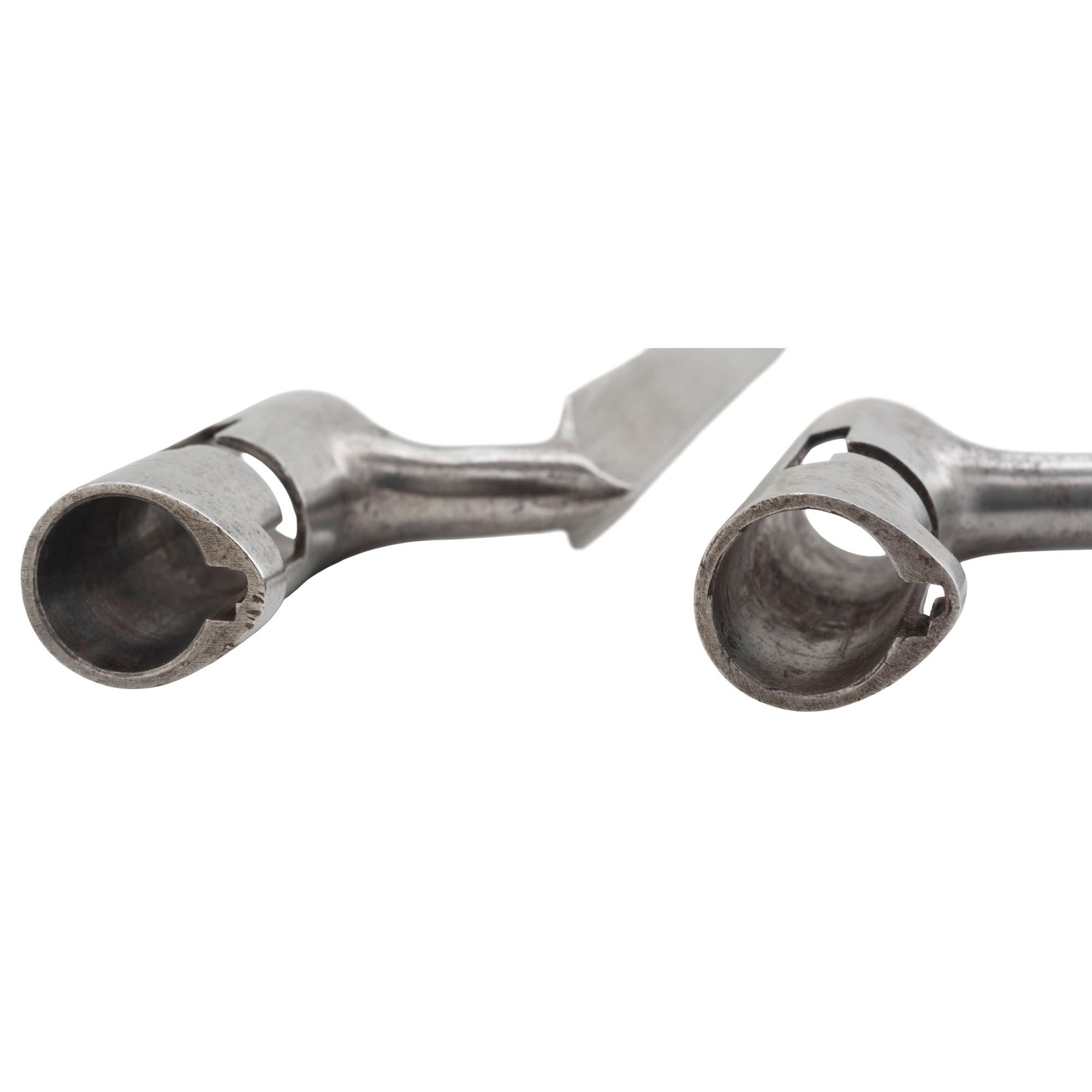 Two US Model 1819 Hall Rifle Socket Bayonets