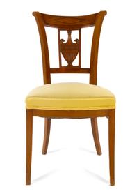 A Biedermeier Side Chair Height 34 inches. — 19TH CENTURY