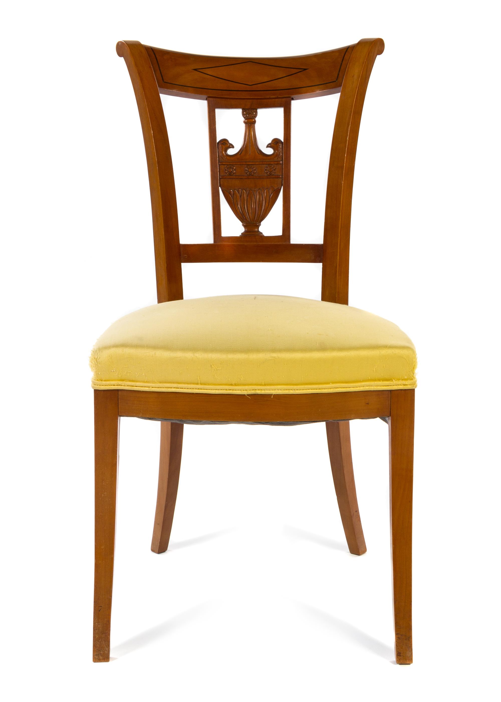 A Biedermeier Side Chair Height 34 inches. — 19TH CENTURY