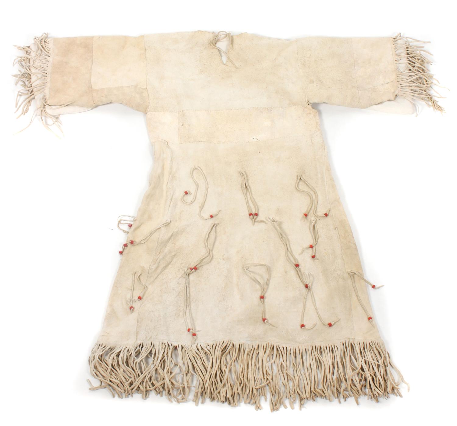 A Group of Plains/ Plateau Area Clothing Length of one dress 34 1/2 inches.