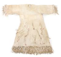A Group of Plains/ Plateau Area Clothing Length of one dress 34 1/2 inches.