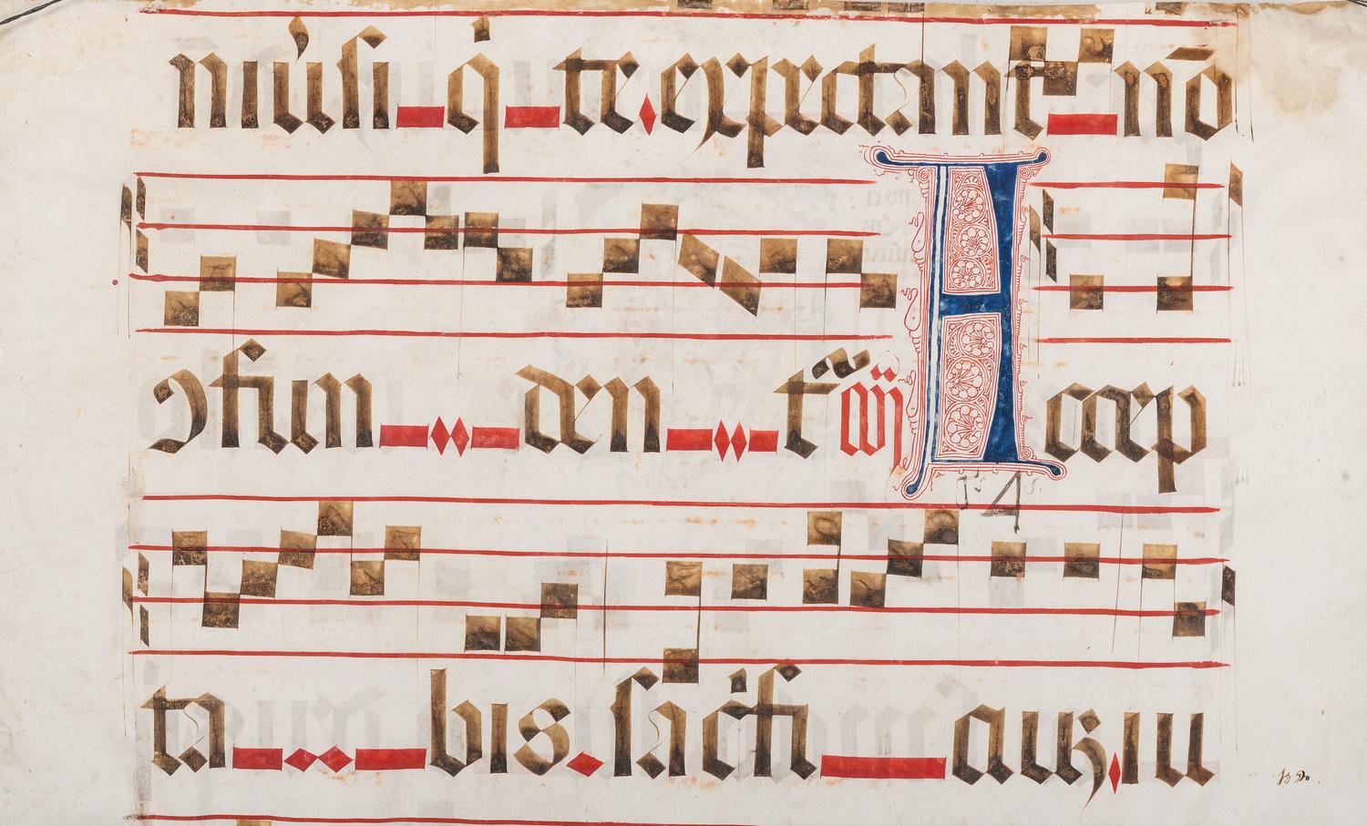 A Continental Illuminated Antiphonal Leaf