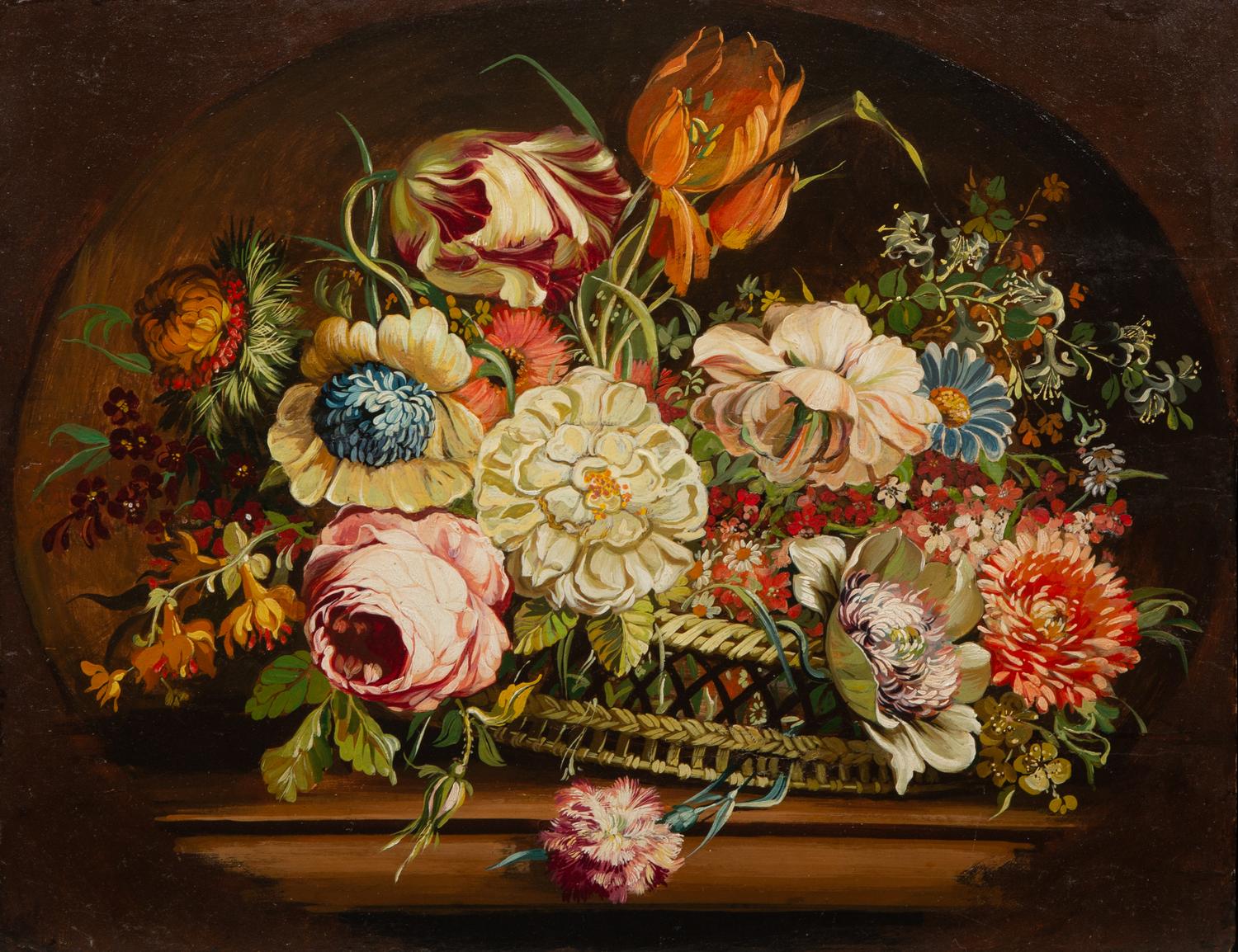 Two Floral Still Life Works