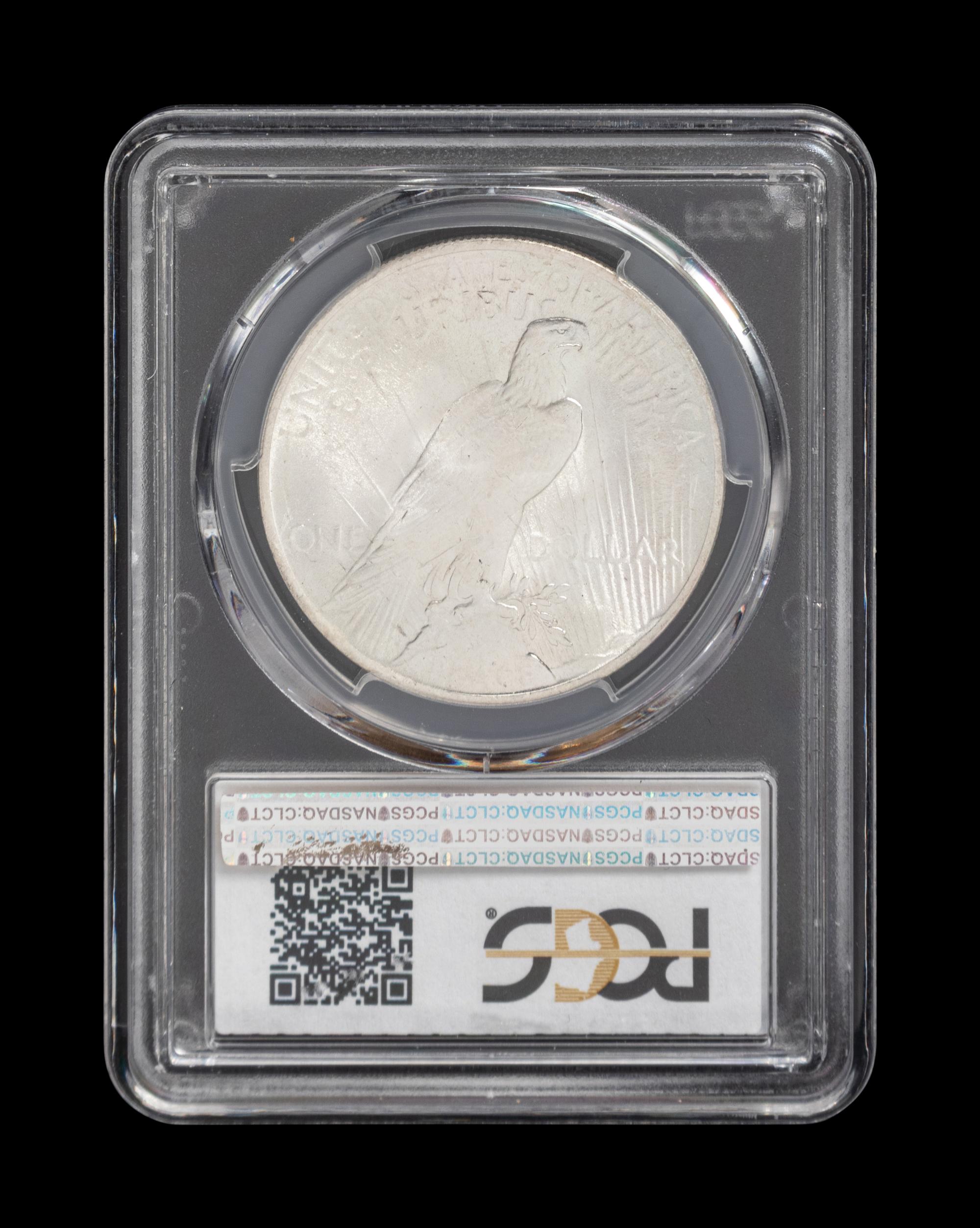 A 1922 Peace $1 Coin (PCGS MS65)