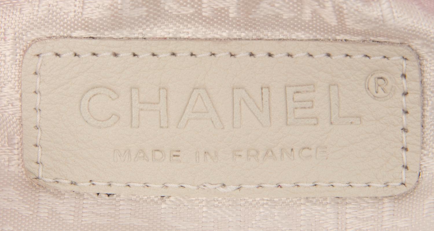 CHANEL, PINK LEATHER DRAWSTRING TOTE