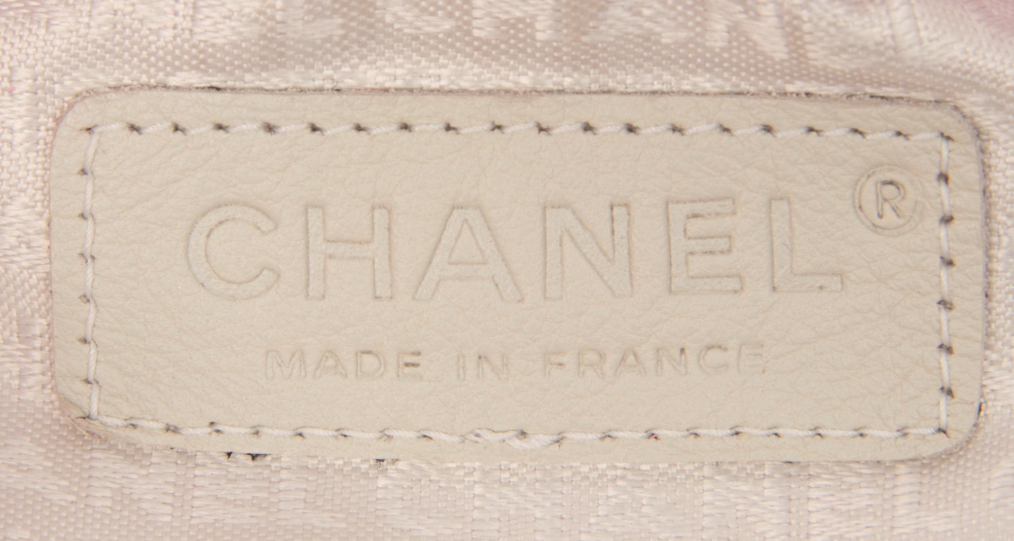 CHANEL, PINK LEATHER DRAWSTRING TOTE