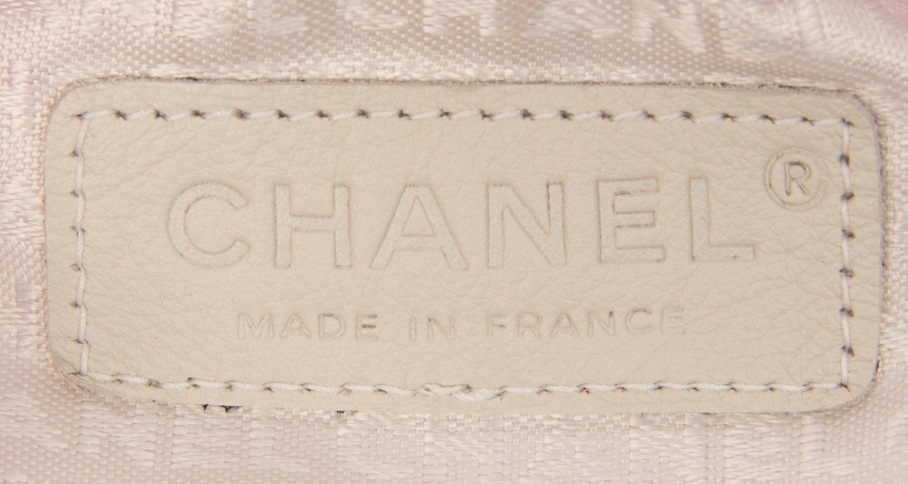 CHANEL, PINK LEATHER DRAWSTRING TOTE