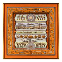 Hermès Framed Silk Scarf, 2005
