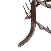 A Wrought Iron Bottle Rack 35" W x 35" D x 73" H — Italy, Circa 1920