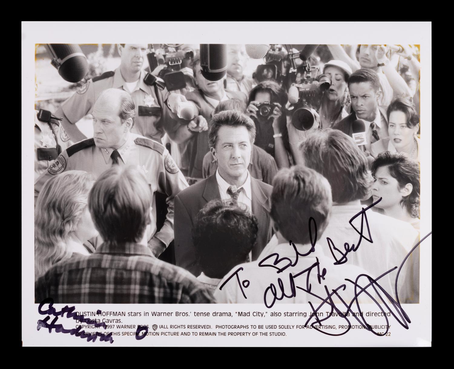 (Celebrity) A group of 20 autographed photographs of celebrities, comprising: