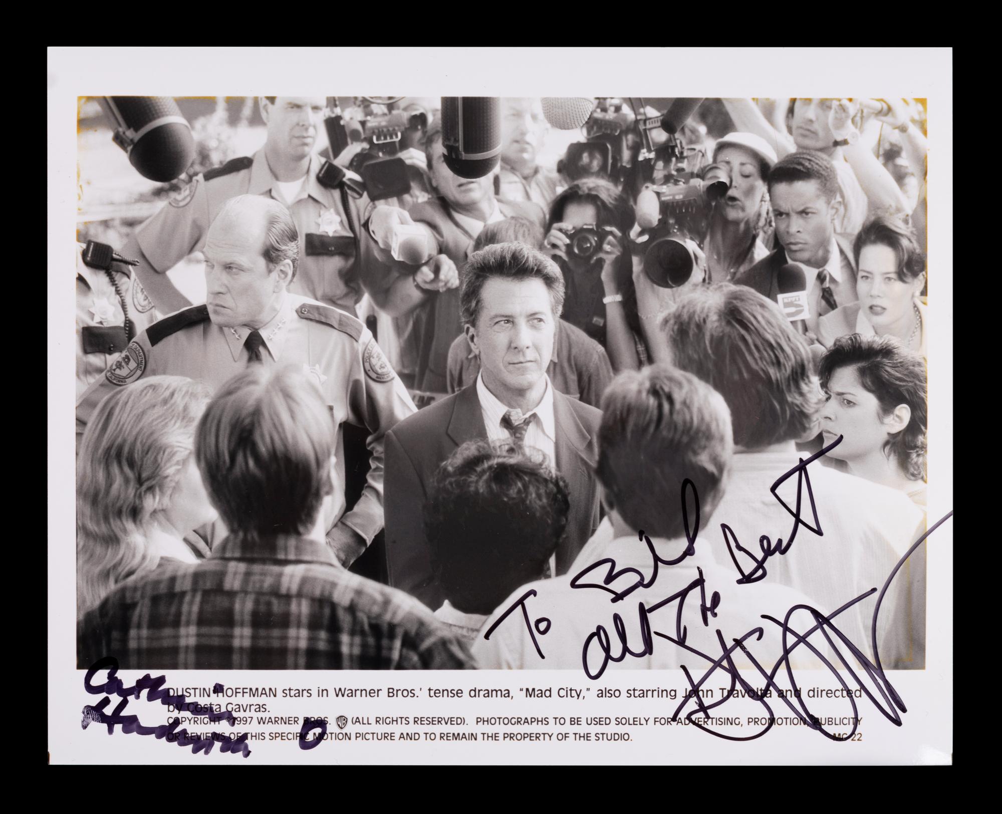 (Celebrity) A group of 20 autographed photographs of celebrities, comprising: