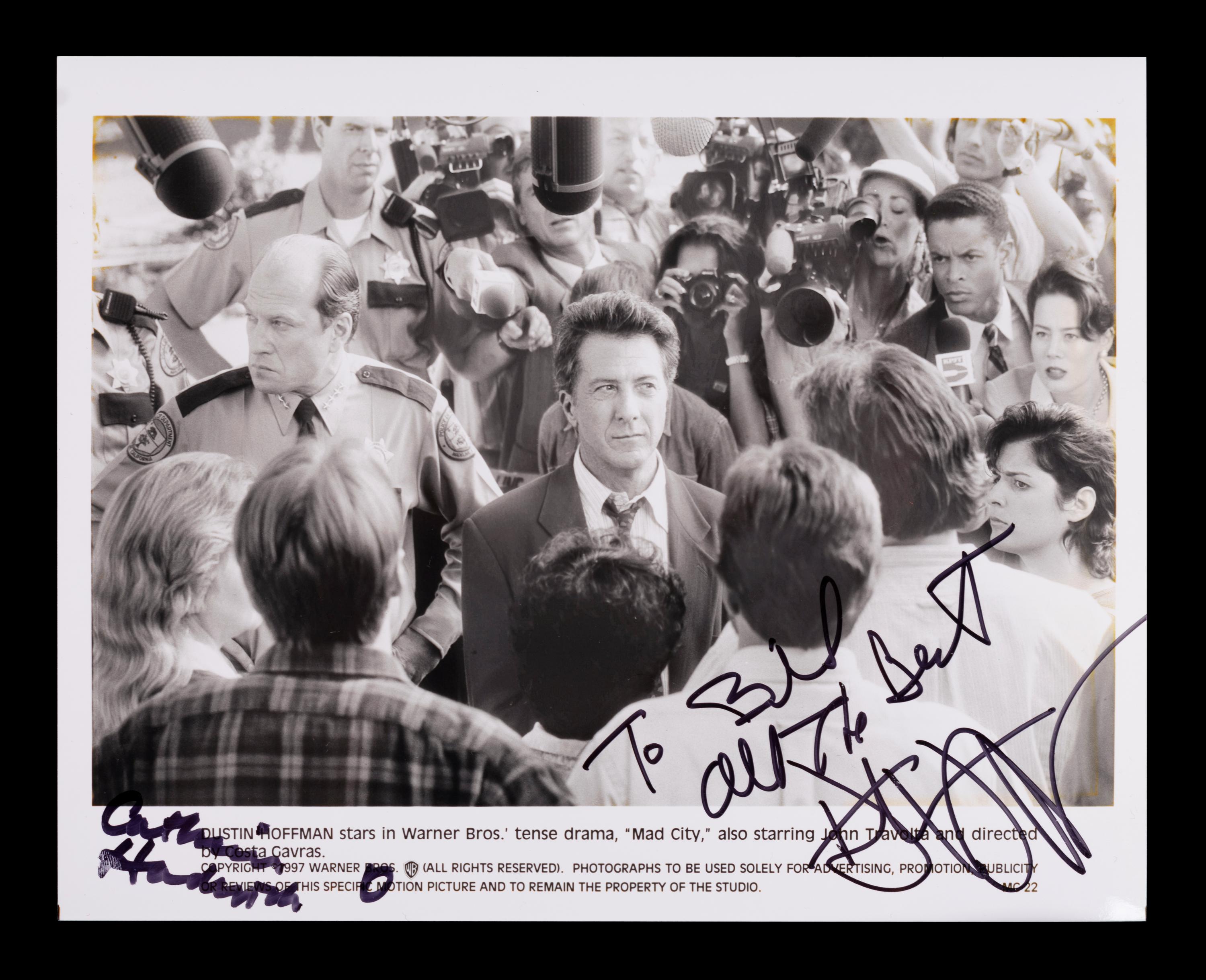 (Celebrity) A group of 20 autographed photographs of celebrities, comprising: