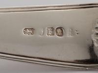Three Georgian Silver Serving Spoons