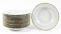 A Set of Fourteen Herend Porcelain Bowls Diameter 13 inches. — 20TH CENTURY