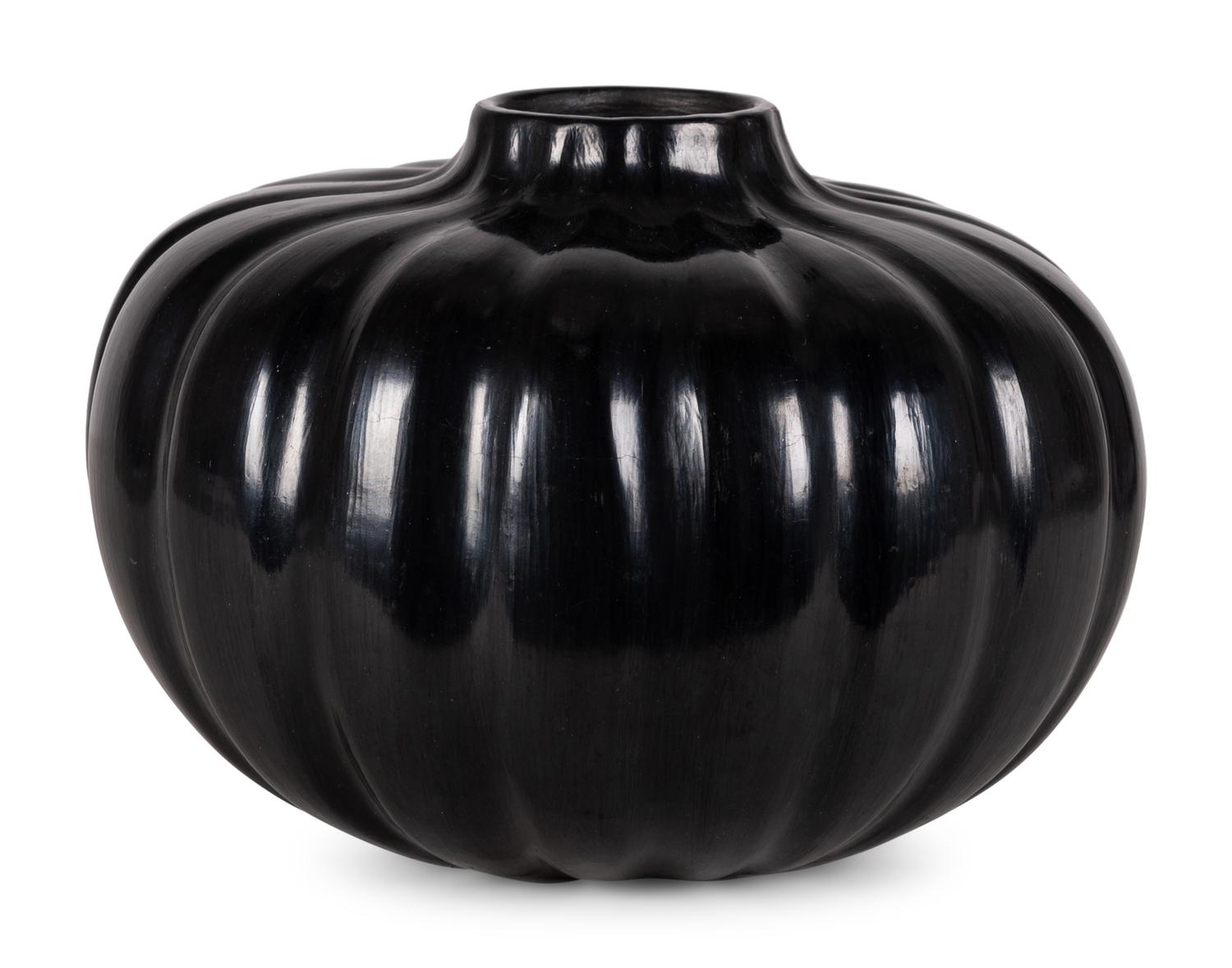 Melon Pottery Jar