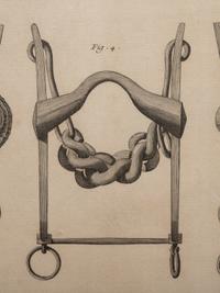 Four Engravings Depicting Horse Spurs, after Louis-Jacques Goussier