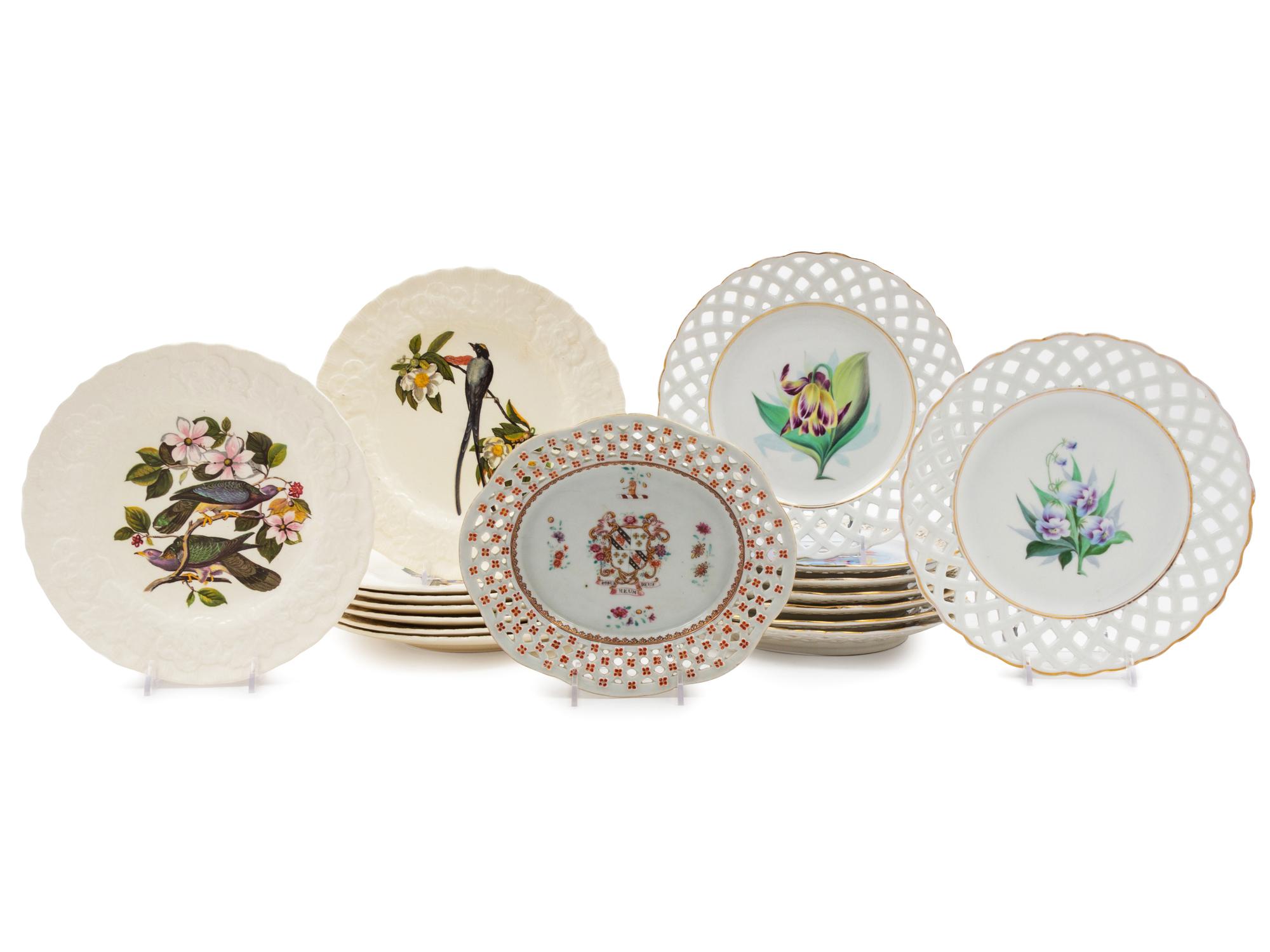 A Group of Porcelain Plates