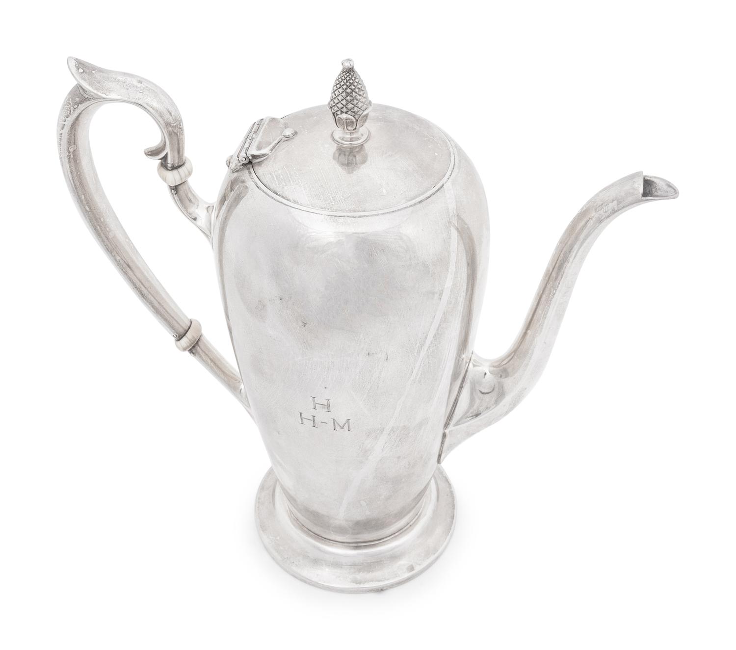 An American Silver Coffee Pot