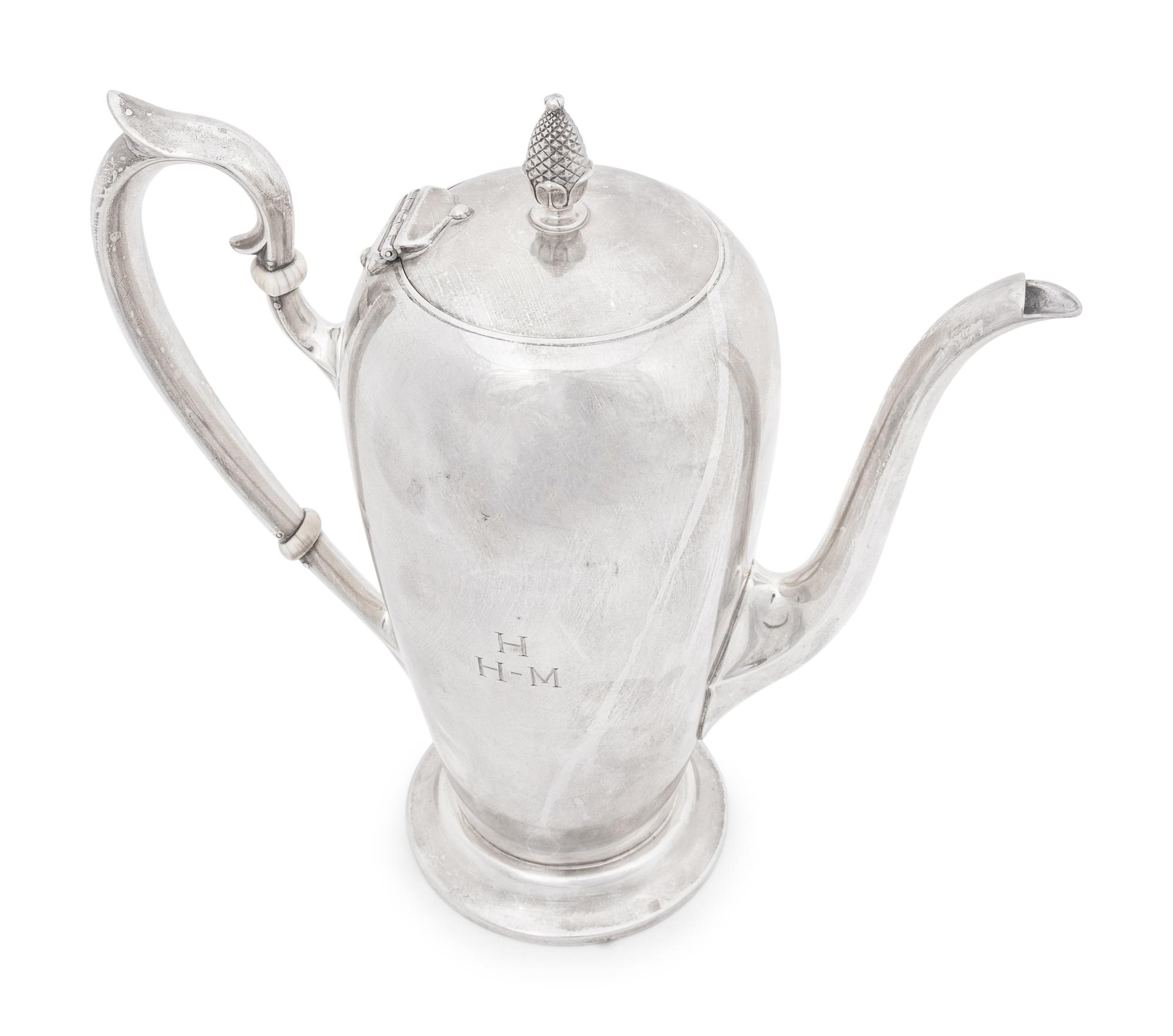 An American Silver Coffee Pot