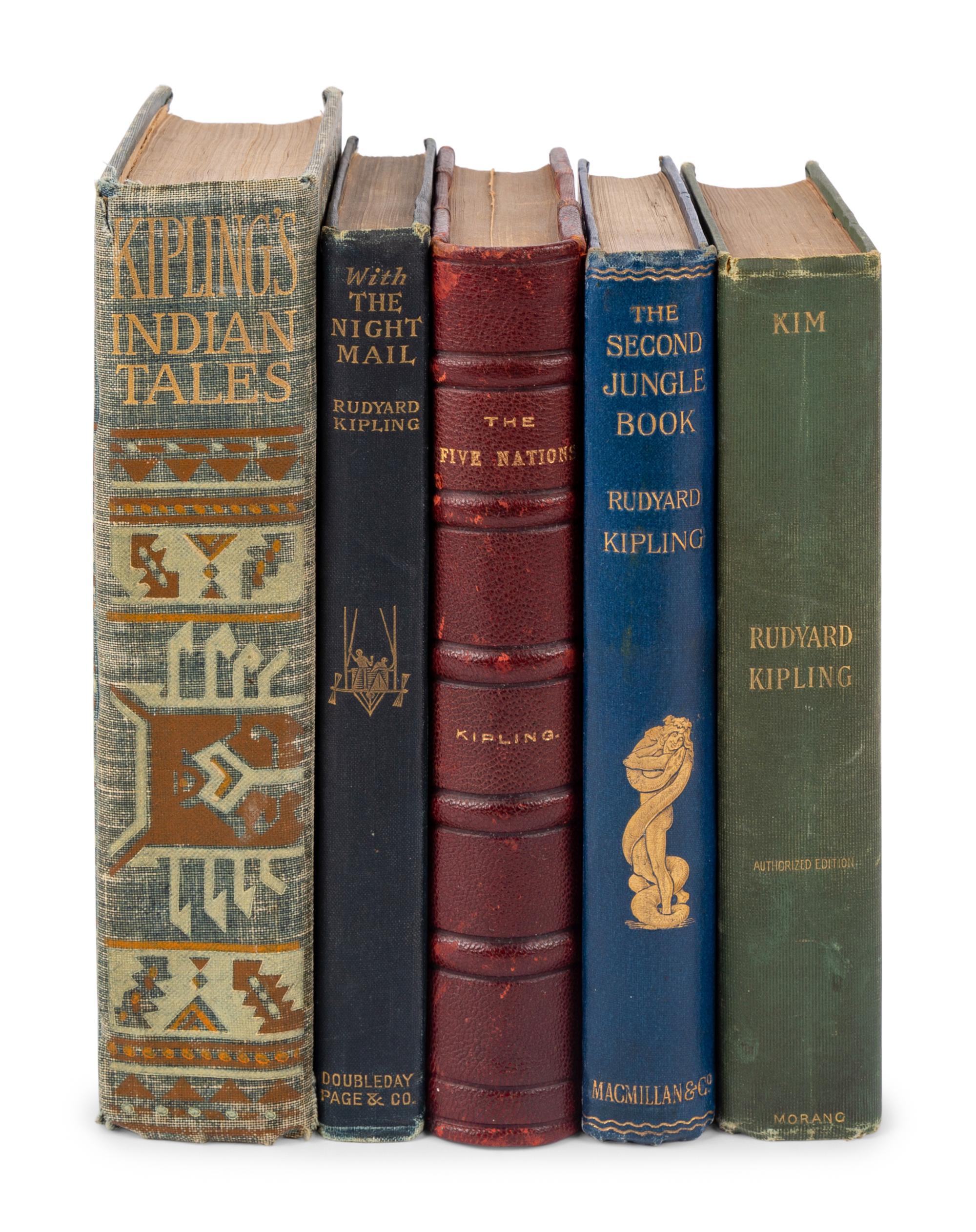 KIPLING, Rudyard (1865-1936). A group of 18 works in 19 volumes, comprising:
