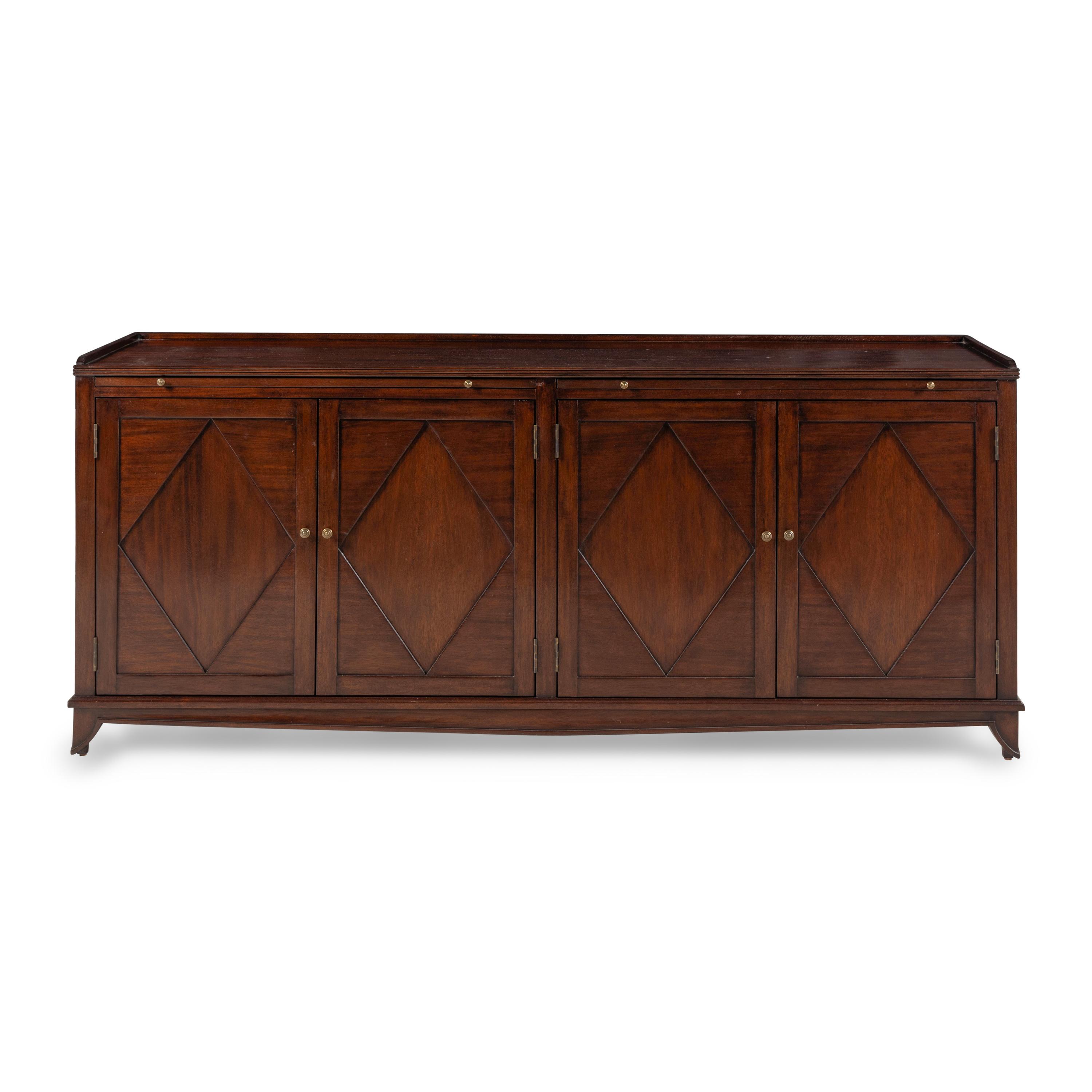 A Dessin Fournir Mahogany Console Cabinet