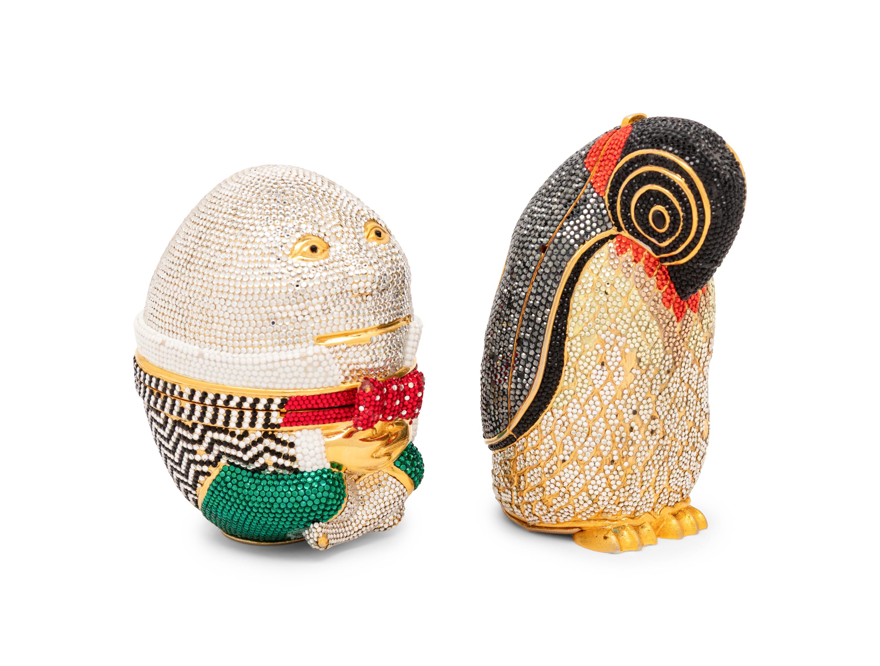 Judith Leiber, Humpty Dumpty & Penguin Miniaudière