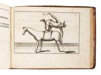 [FENCING]. DOYLE, Alexander. Neu alamodische ritterliche Fecht- und Schirm-Kunst. Das ist: Wahre und nach neuester Franzosischer Manier eingerichtete Unterweisung wie man sich in Fechten und Schirmen perfectioniren und verhalten solle . Nuremberg and Frankfort: Paul Lochnern, 1715.