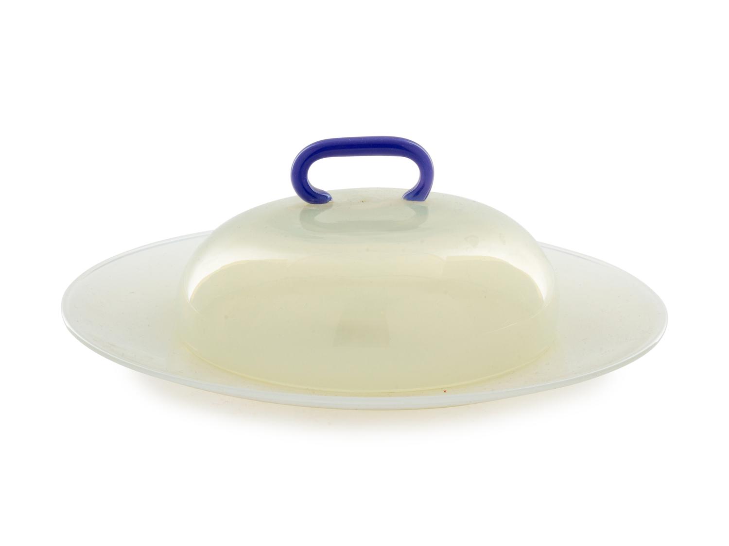 A Frye Glass Covered Dish