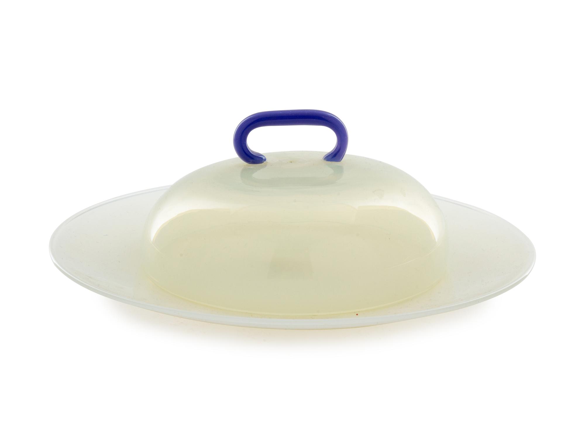 A Frye Glass Covered Dish