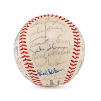 A 1968 St. Louis Cardinals Team Signed Autograph Baseball Featuring Roger Maris (Beckett Authentication Services)