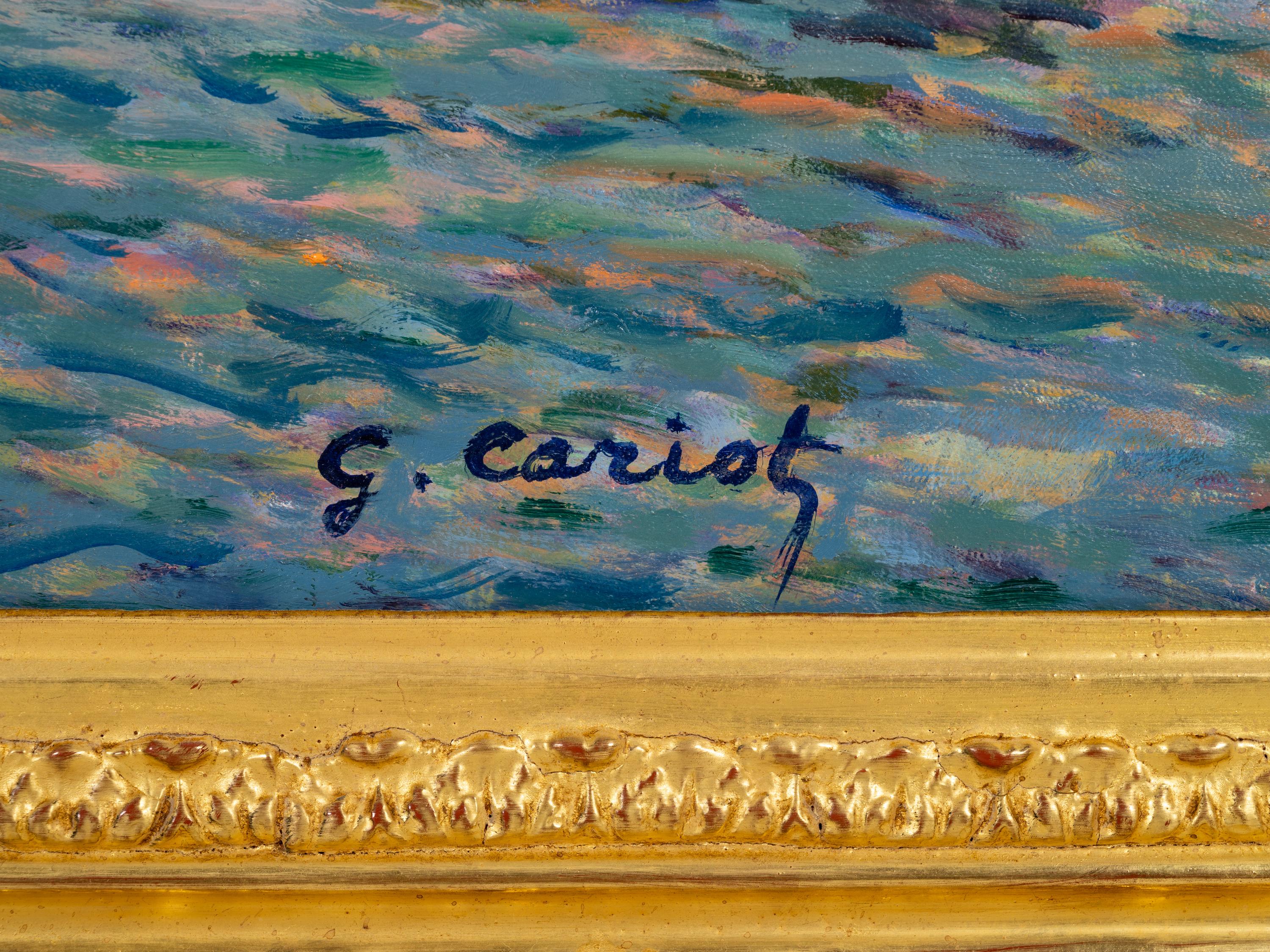 Crépuscule, lever de lune sur le pont Neuf