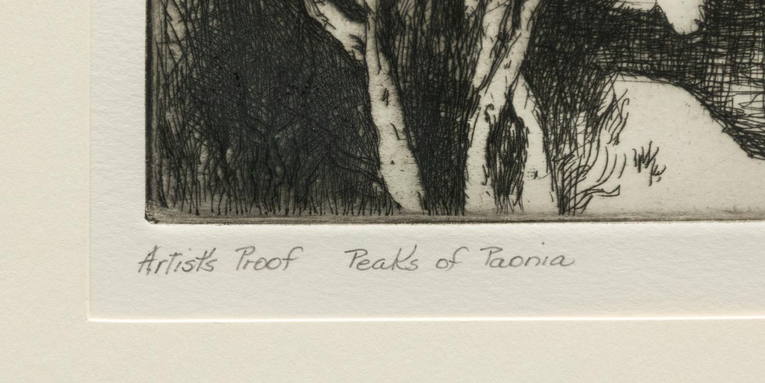 Peaks of Paonia , Artist's Proof