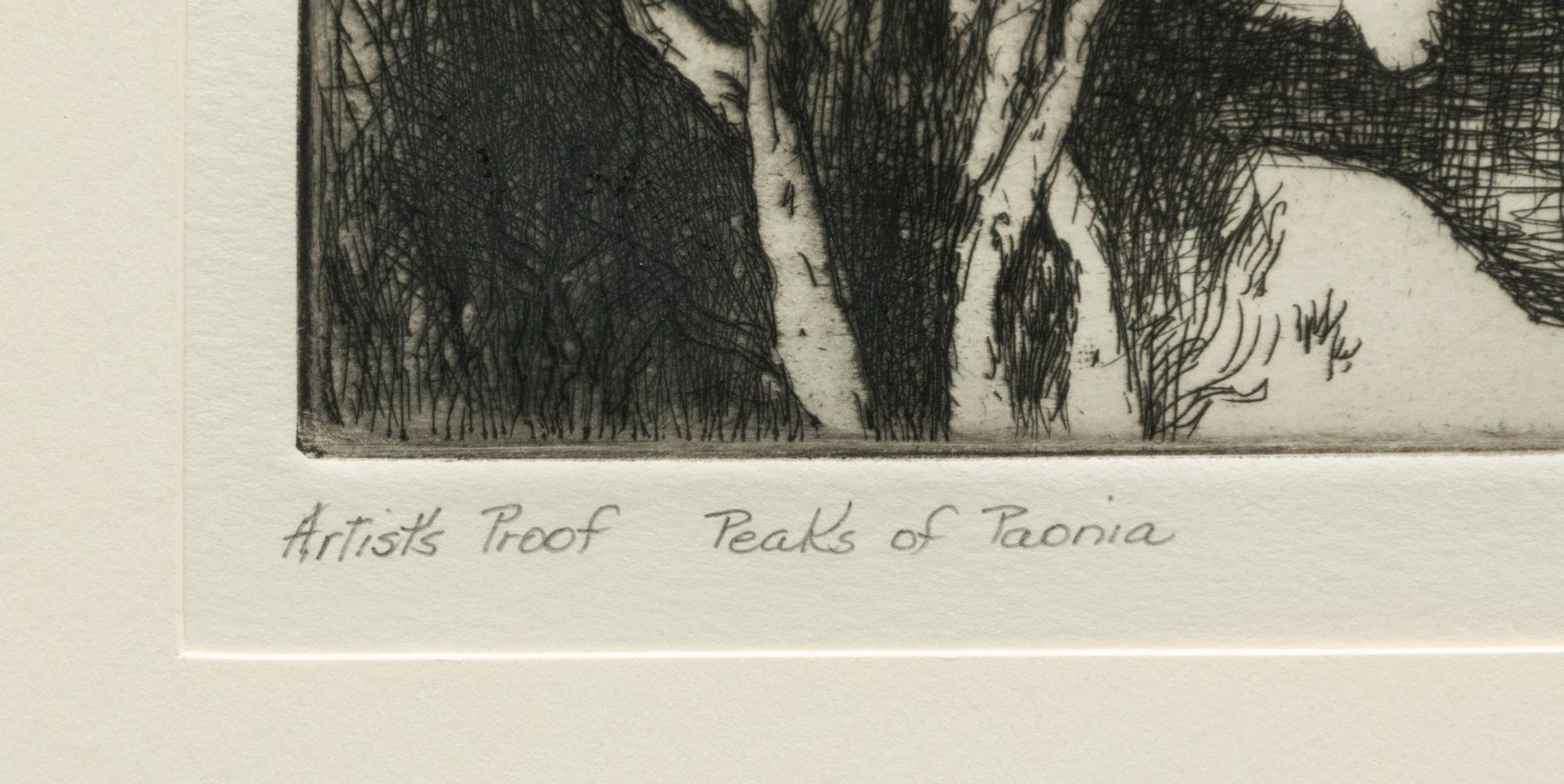 Peaks of Paonia , Artist's Proof