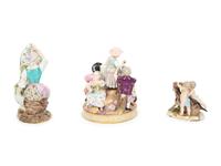 Three Meissen Porcelain Figure Groups